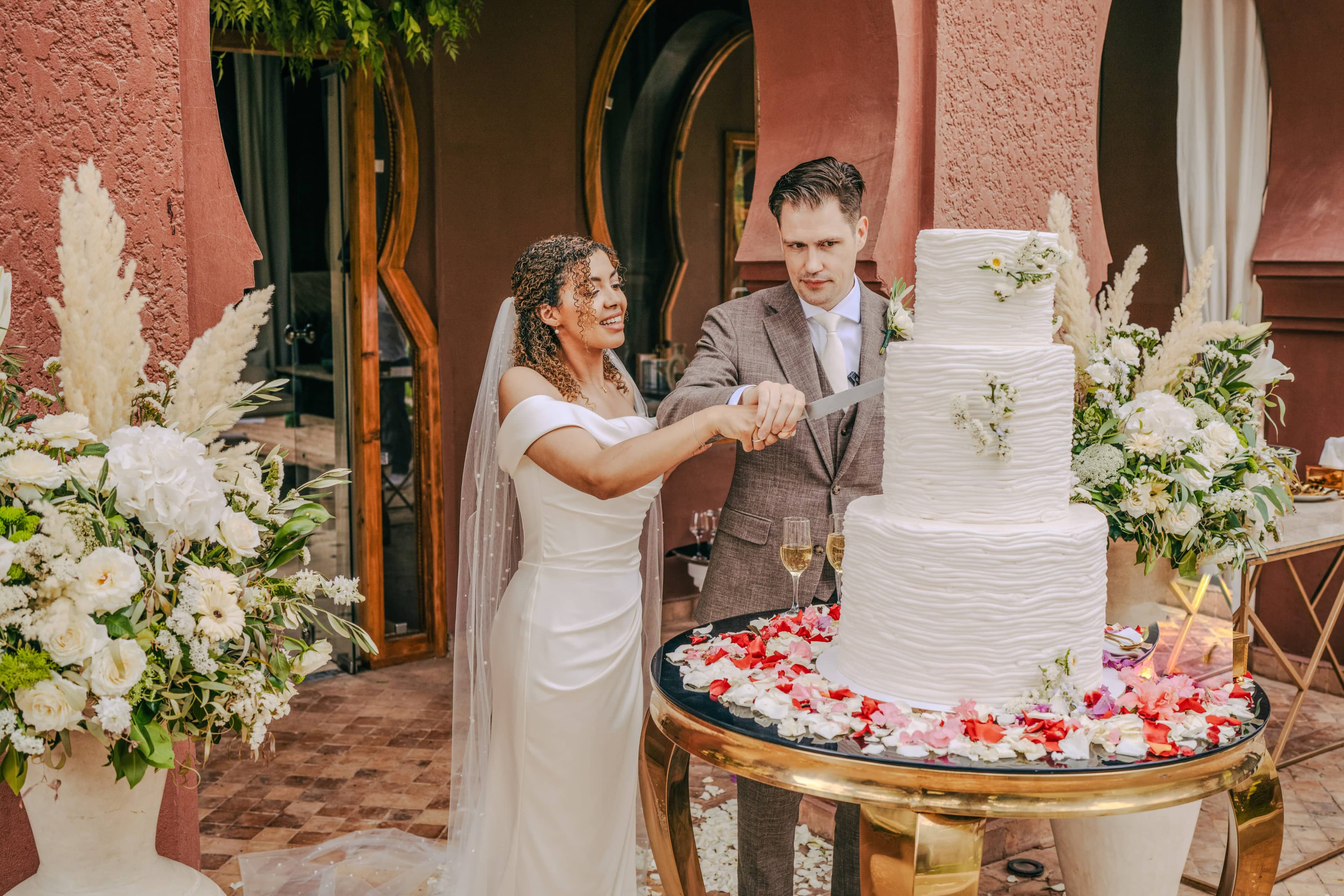 A & S wedding reception in Marrakech, 2024