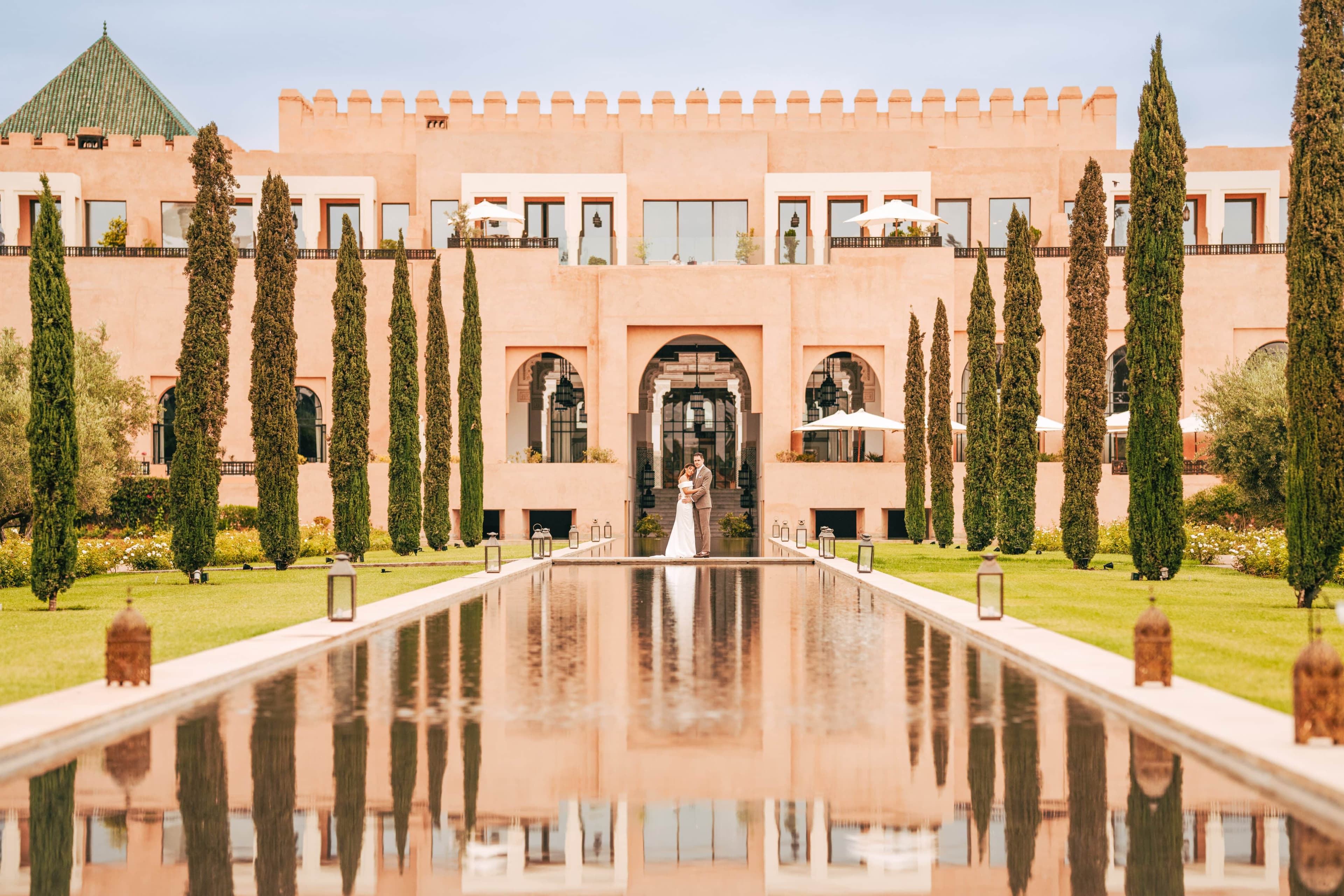 Romantic wedding ceremony at A & S Marrakech celebration