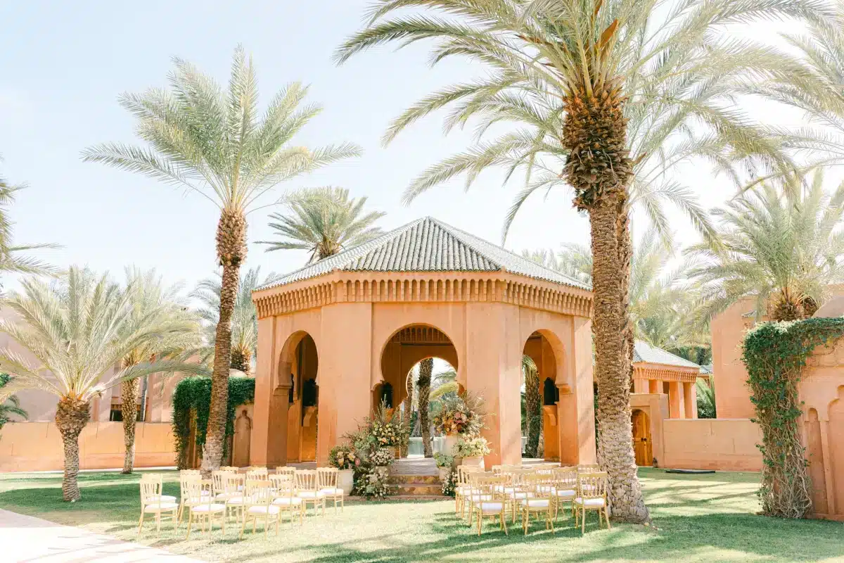 Wedding ceremony at H Marrakech celebration, 2025