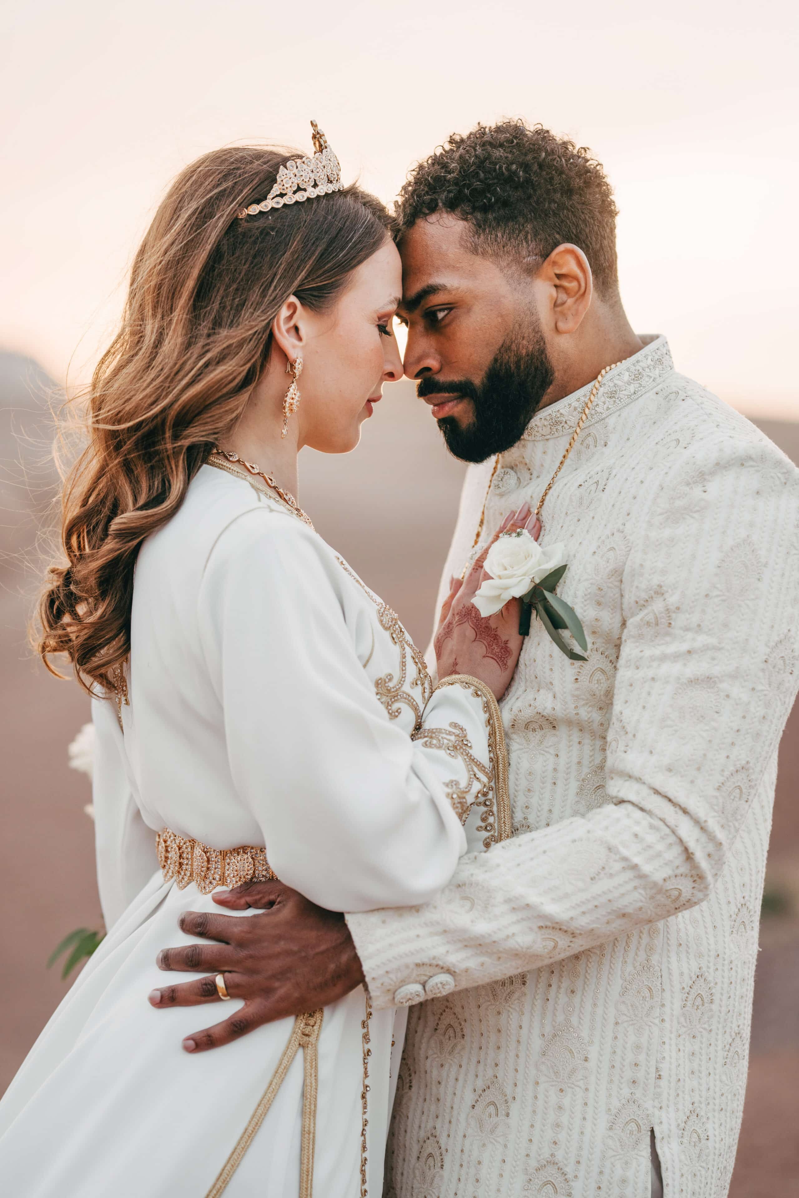 Bride portrait at J & L Marrakech wedding, 2024