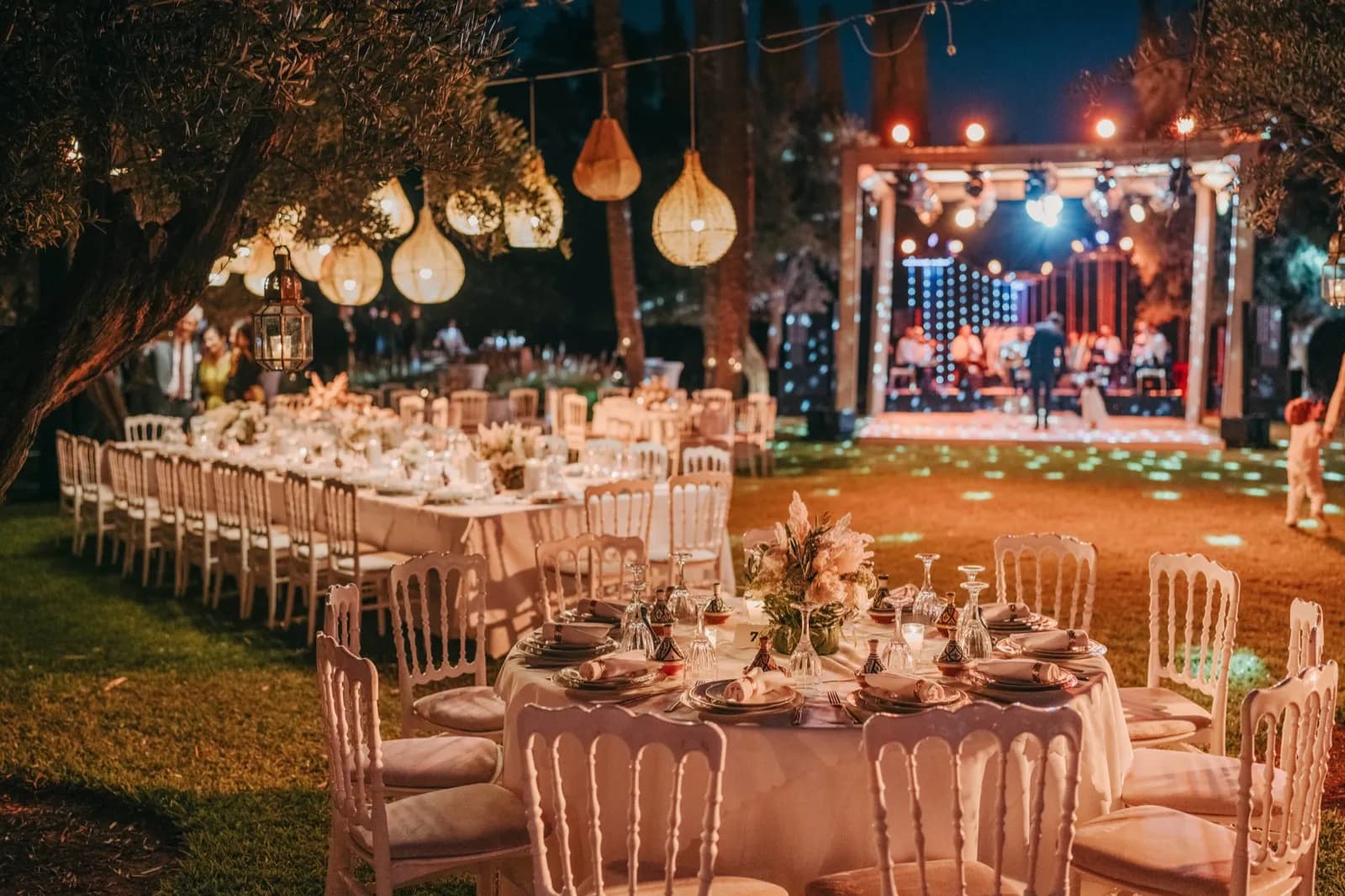 Ceremony moment for L & A at Marrakech destination wedding