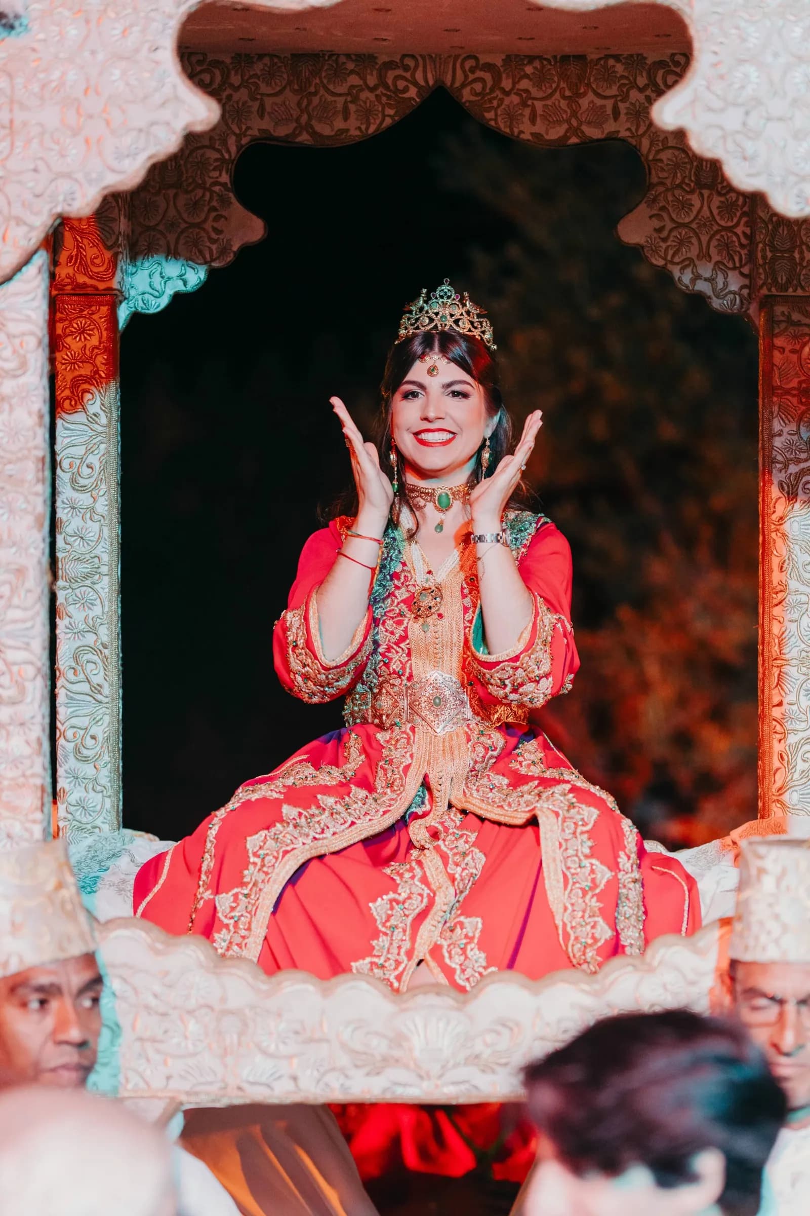 L & A bridal portrait at Marrakech destination wedding, 2024