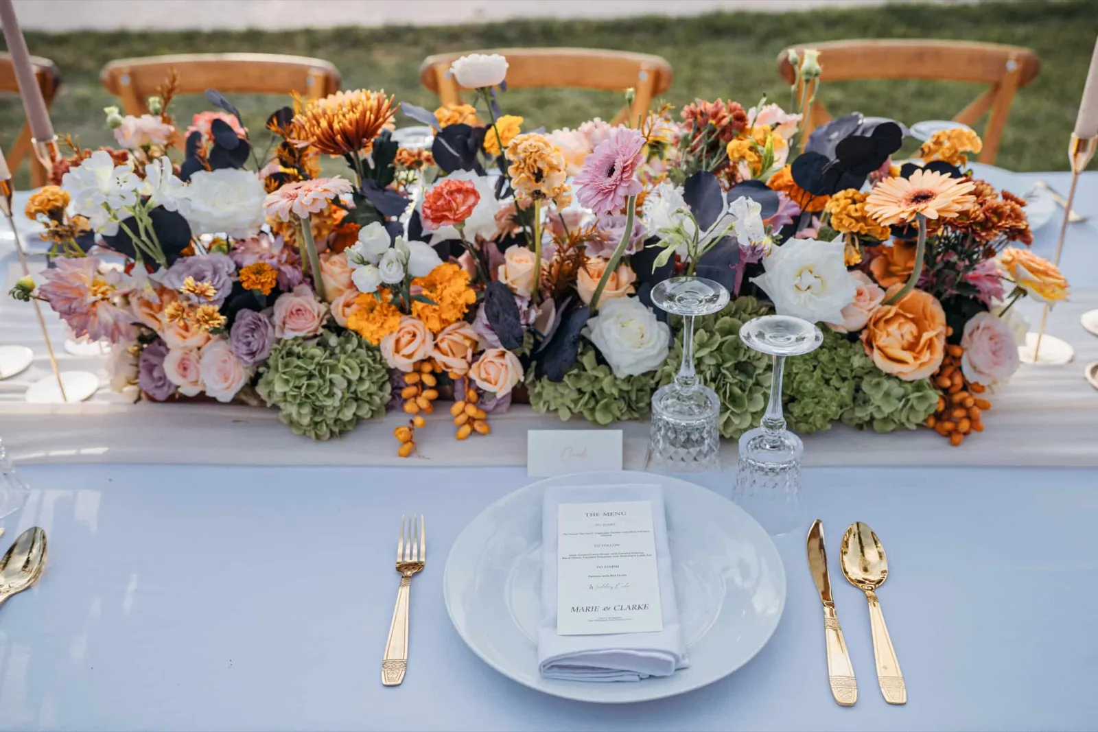 Evening celebration at M & C Marrakech destination wedding, 2025