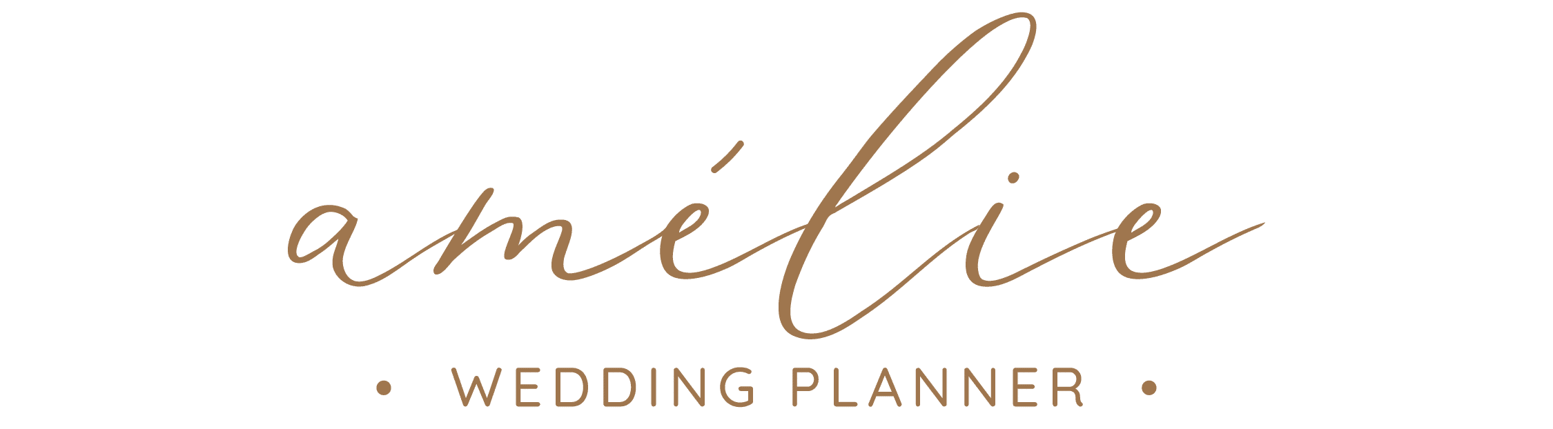 Amélie Wedding Logo Name